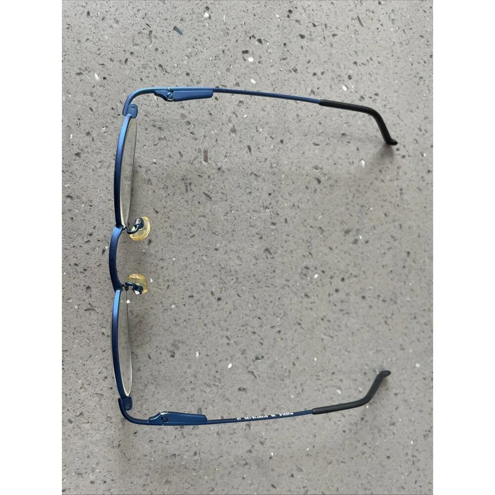 PUZZLE Eyeglasses Frames ONLY 35 01X0718-120 40-19-120 Blue Full Rim Round